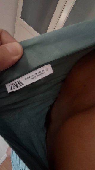 Vestido cóctel asimétrico talla S