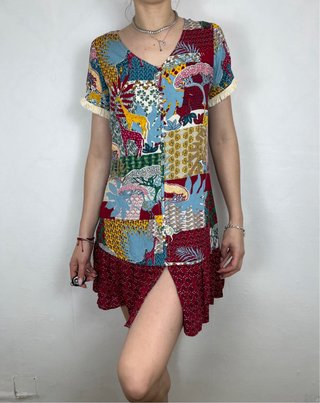 Vestido de verano estampado S