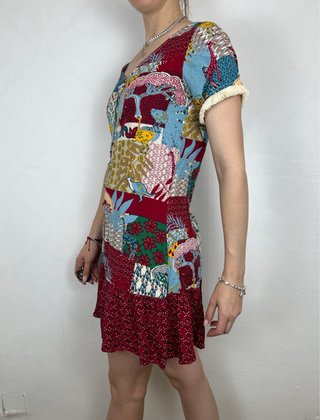 Vestido de verano estampado S
