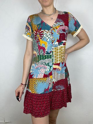 Vestido de verano estampado S