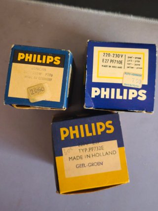 Bombillas Philips Vintage de Cine e Inactinicas