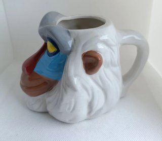 Taza 3D Mono Rafiki El Rey León Cerámica