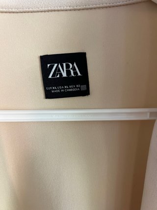 Abrigo largo ZARA beige