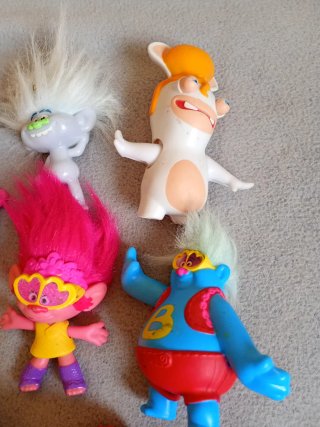 Lote 8 Figuras Trolls y Otros