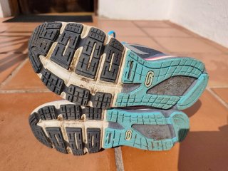 Zapatillas Kalenji Azul y Naranja