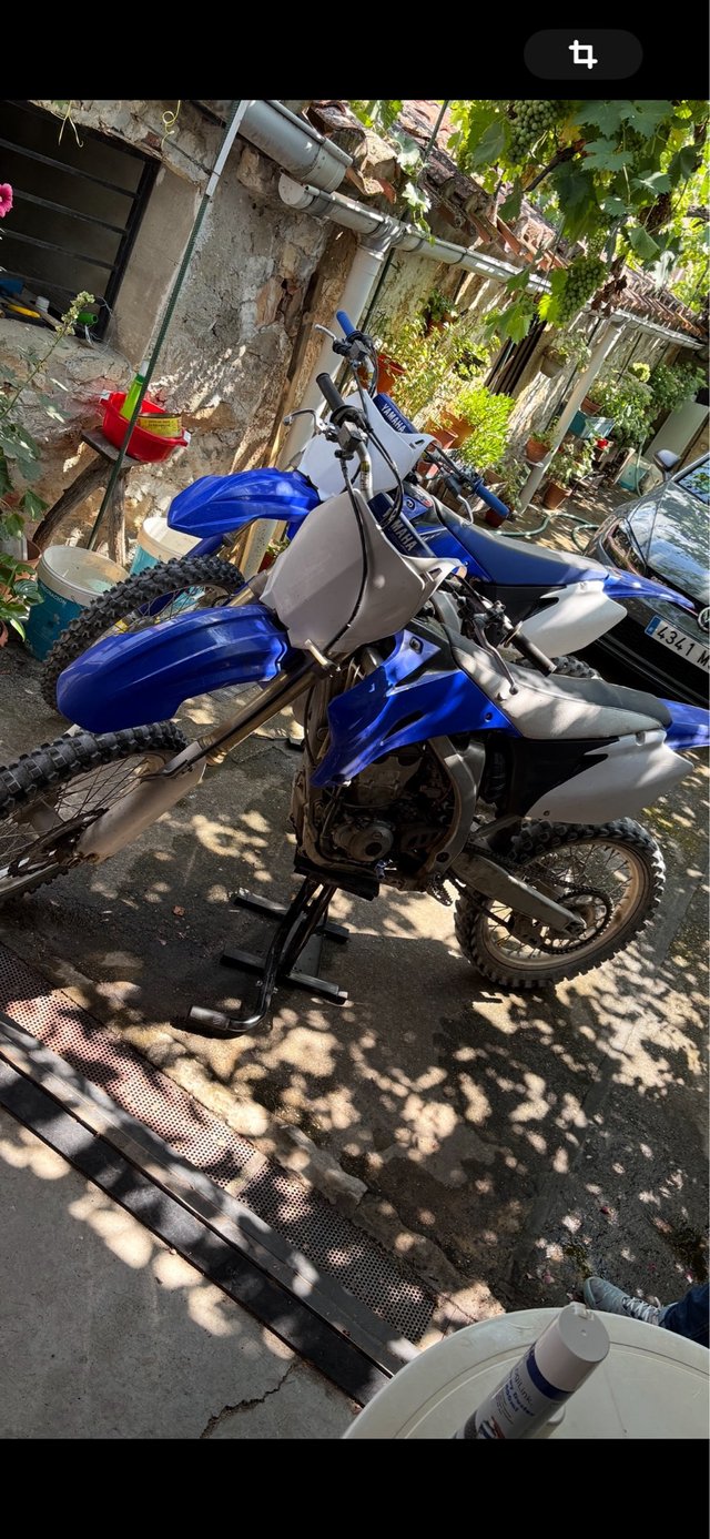 Yamaha YZ Enduro/Motocross Azul/Blanco