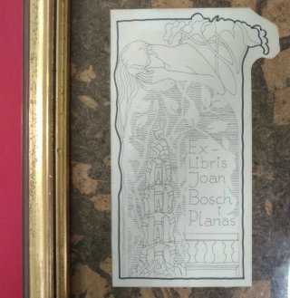 EX- LIBRIS JOAN BOSCH I PLANAS
