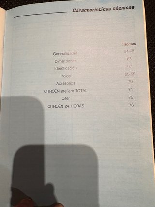 Manual de Instrucciones Citroën C15