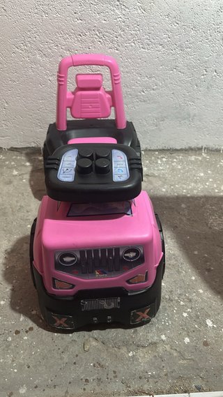 Moto correpasillos rosa