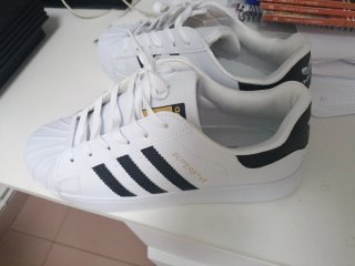 Zapatillas Adidas Superstar Blancas Negras