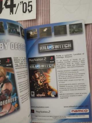 Folletos PlayStation 2: Konami, Codemasters, Namco