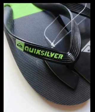 Chanclas Quiksilver originales a estrenar.