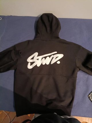 Sudadera con capucha STVD negra