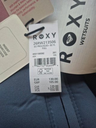 Traje de surf Roxy niña talla 10G