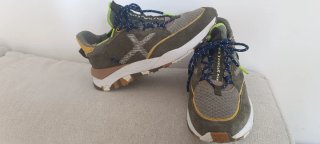 Zapatillas Munich Verde y Amarillo Talla X