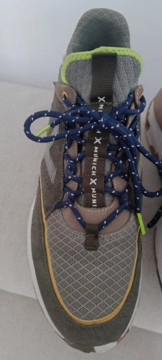 Zapatillas Munich Verde y Amarillo Talla X