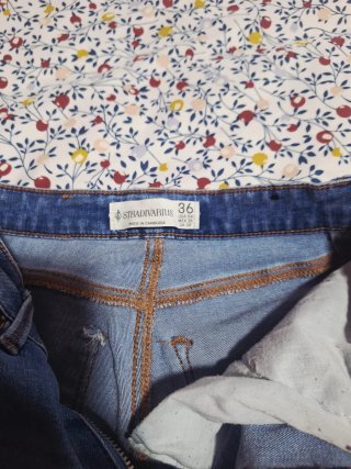 Vaqueros Flare Azules