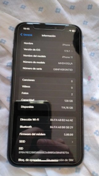 iPhone 11 Negro en muy buen estado sin arañazos