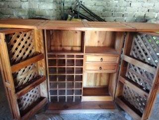 #Bar #mobile in legno apribile
