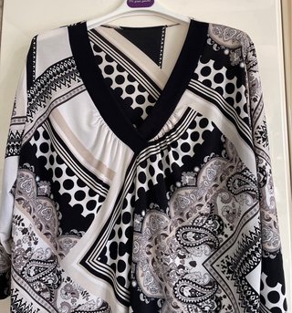 Blusa donna fantasia tg 46