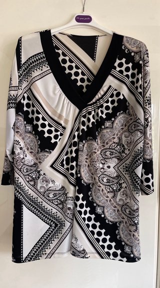Blusa donna fantasia tg 46
