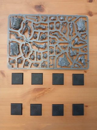 8 Guerreros del Caos Warhammer old World.