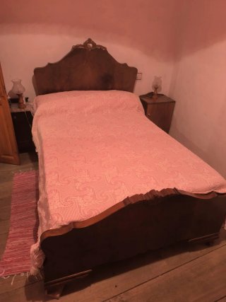 Cama de matrimonio de madera 135cm
