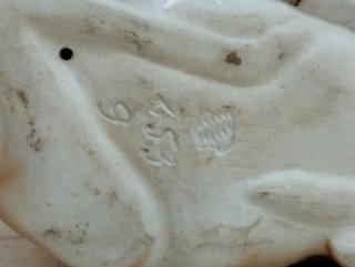 Gazzella in porcellana tedesca Nymphenburg