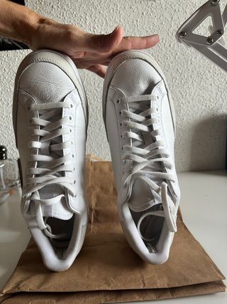 Adidas Rod Laver Blancas - Un Uso
