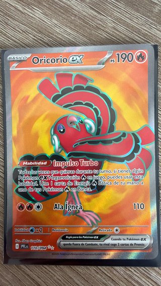 Oricorio EX (PFL 110) Carta Pokémon