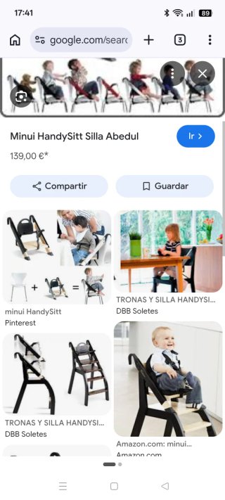 Silla MINUI HandySitt para bebé
