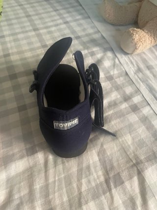 Zapato post operatorio azul