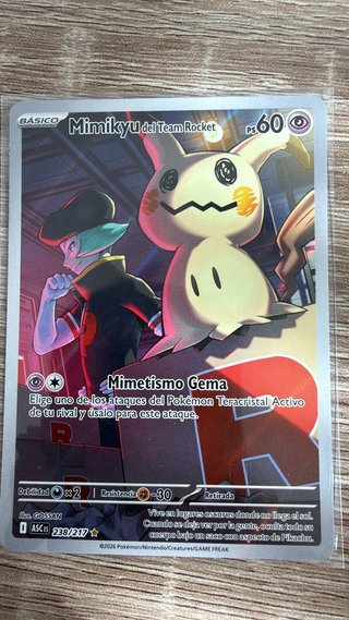 Mimikyu del Team Rocket ASC 238/217