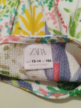 Zara tutina estiva corta floreale
