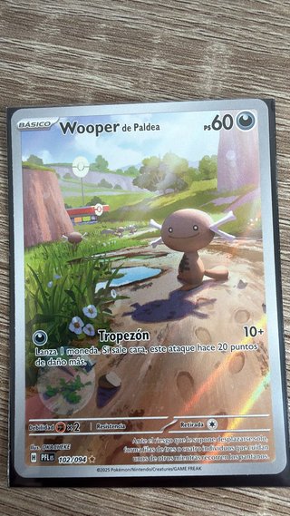 Wooper de Paldea PFL 102/094 Carta Pokémon