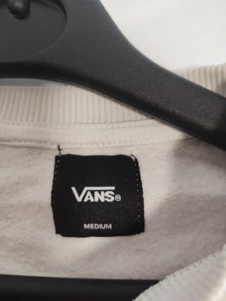 Sudadera Vans Blanca Estampada