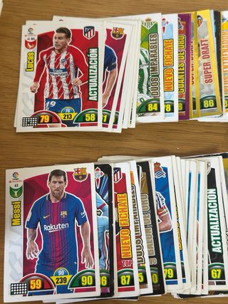 Lote +160 Cromos Adrenalyn XL 2017-18