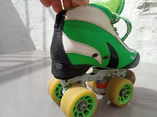 Patines de hockey SIOUX verdes Número 33-34 aprox
