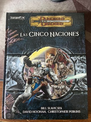 Las Cinco Naciones D&D Eberron Libro