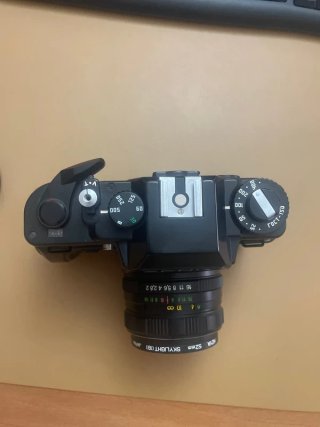 Macchina Fotografica Zenit 122 + Obiettivo Helios