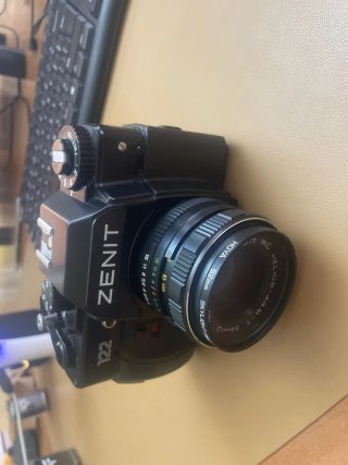 Macchina Fotografica Zenit 122 + Obiettivo Helios
