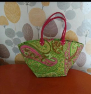 Bolso de playa o diario con estampado paisley