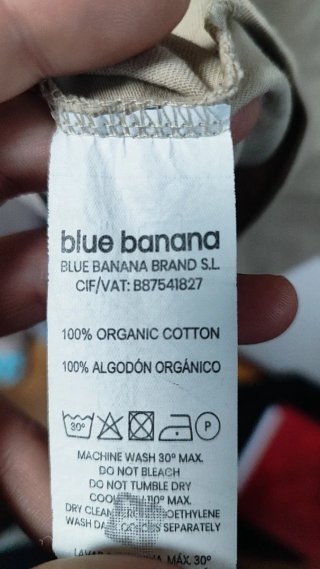 Camiseta Blue Banana Beige Multicolor