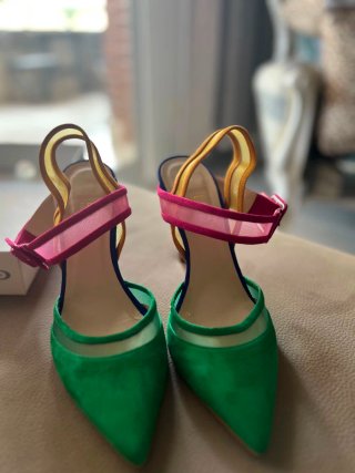 Zapatos LODI verdes y multicolor