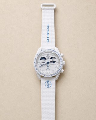 Omega x Swatch MoonSwatch - Blanco/Azul
