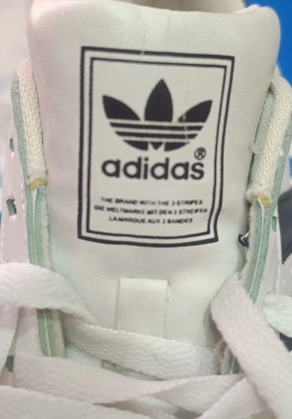 Adidas Superstar Uomo 43.5 Bianche Nuove