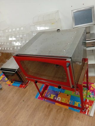 Horno profesional rojo Dobra