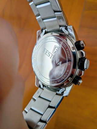 Reloj Festina Cronógrafo cara verde