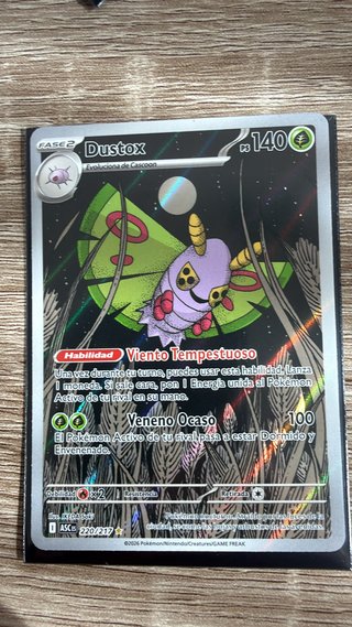 Carta Pokémon Dustox ASC 220/217
