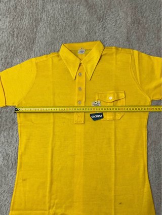 Polo Crilenka Años 60 Talla M Amarillo